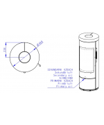 ROMOTOP LUANCO N 01 keramika - krbové kachle