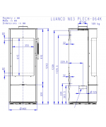 ROMOTOP LUANCO N 03 plech - krbové kachle