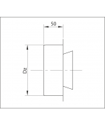 Záslepka ø160 mm nerez
