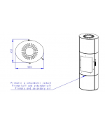 ROMOTOP LUGO N 01 AKUM keramika - akumulačné krbové kachle