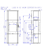 ROMOTOP LUGO N 02 AKUM kameň - akumulačné krbové kachle