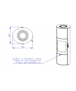 ROMOTOP LUGO N 03 AKUM plech - akumulačné krbové kachle