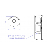 ROMOTOP LUGO N 03 BF plech - krbové kachle s rúrou