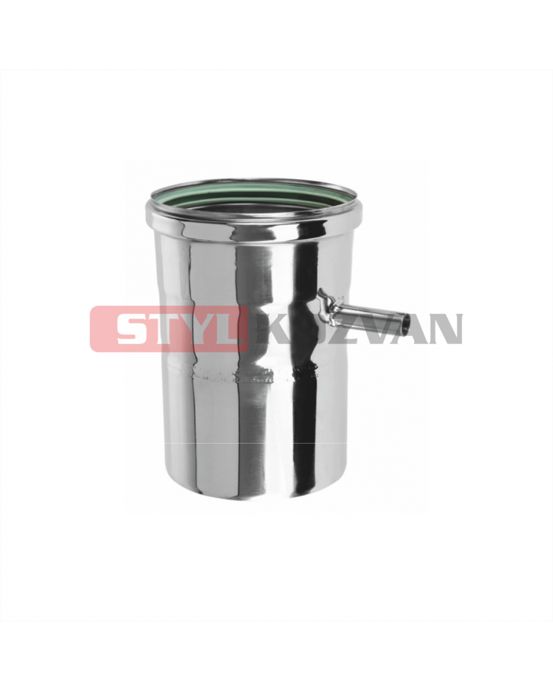 Rúra s odtokom kondenzu ø60 mm nerez kondenz