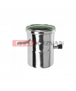 Rúra s odtokom kondenzu a meracim otvorom ø60 mm nerez kondenz