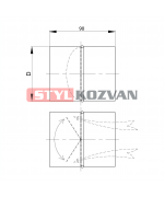 Spätná klapka ø 125 mm
