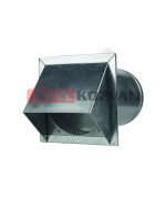 Vyústka na stenu pozink kanál ø 100 mm