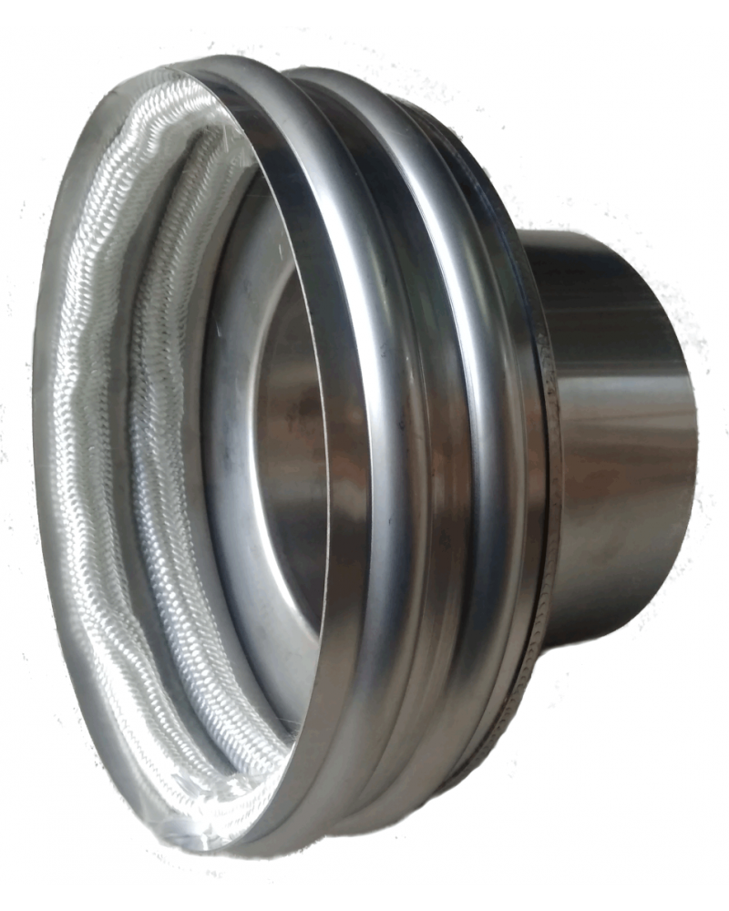 Nerezový komínový prechod vonkajší DN200