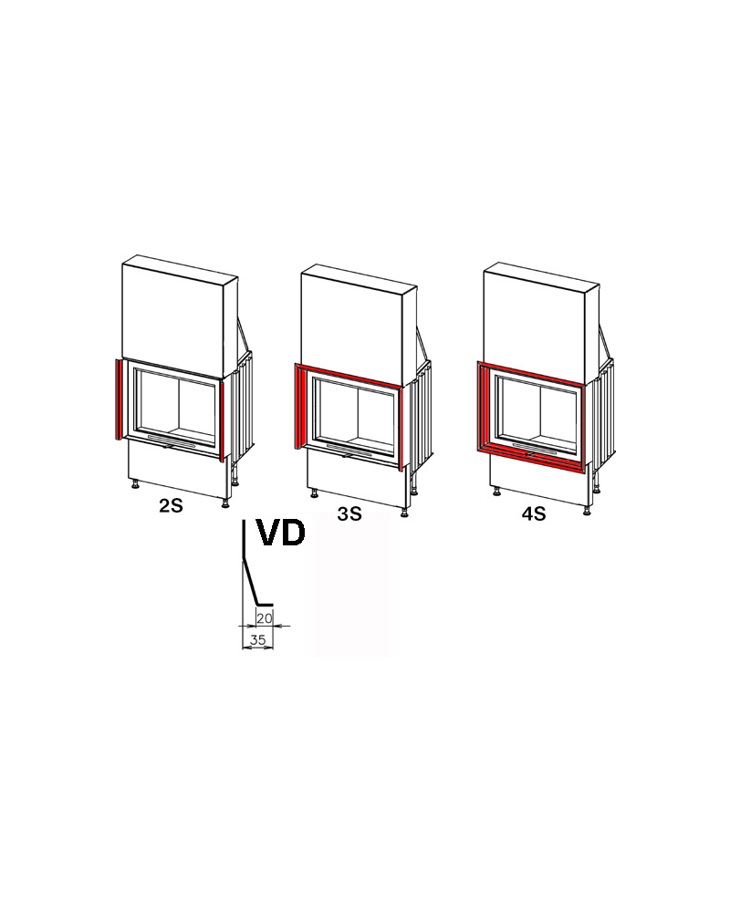 Krycí rámik Chopok R90 VD 450