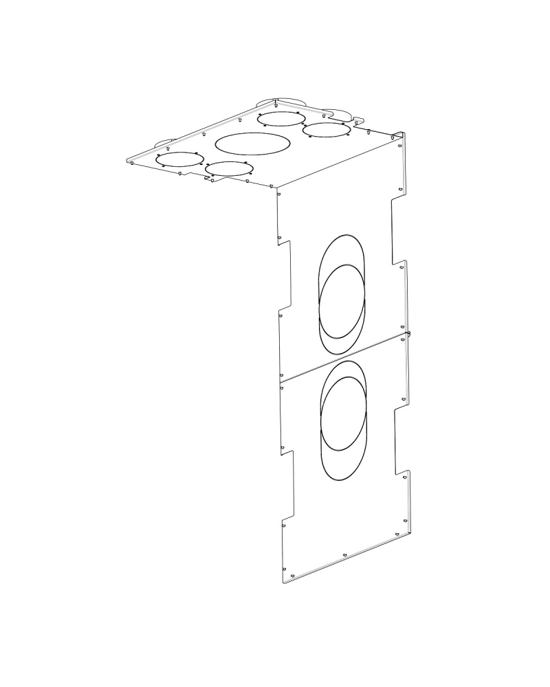 KONVEKČNÉ OPLÁŠTENIE pre krbovú vložku IMPRESSION C 2G L 80.61.34.21