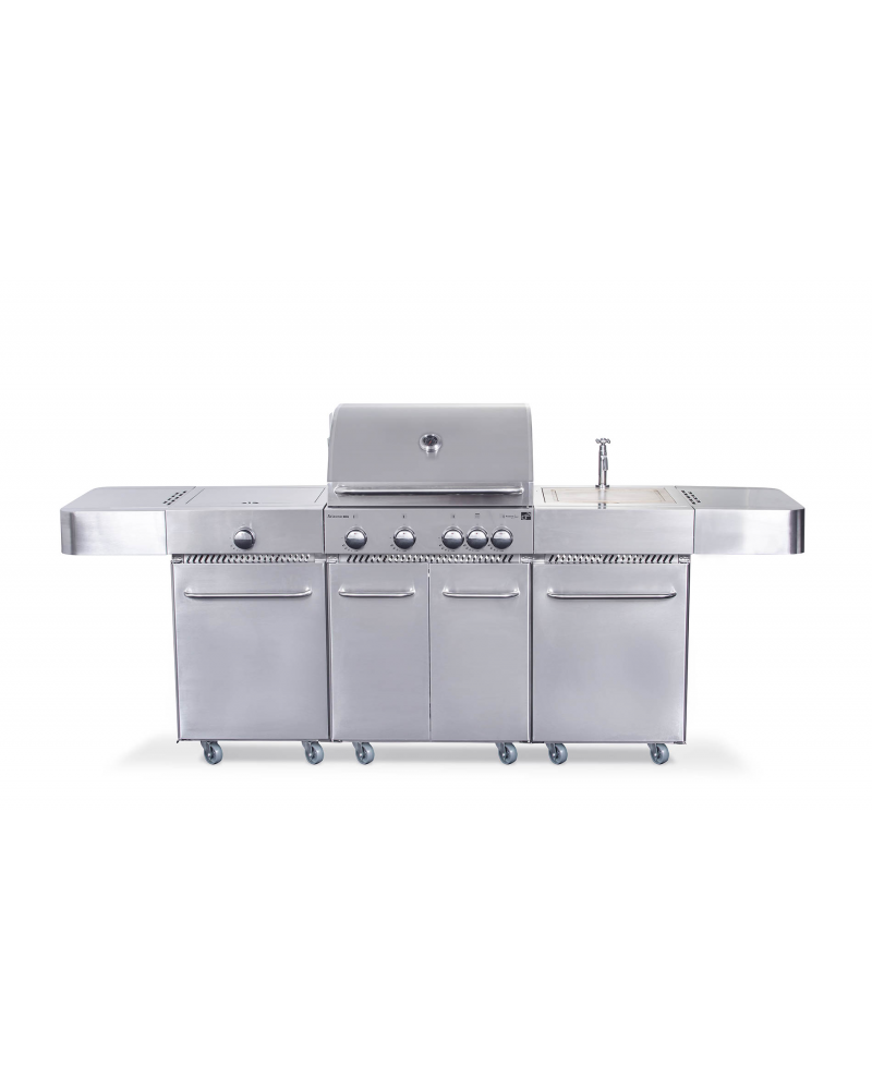 Plynový gril G21 Arizona, BBQ kuchyňa Premium Line 6 horákov + zadarmo redukčný ventil