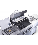 Plynový gril G21 Arizona, BBQ kuchyňa Premium Line 6 horákov + zadarmo redukčný ventil