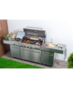 Plynový gril G21 Nevada, BBQ kuchyňa Premium Line 8 horákov + zadarmo redukčný ventil