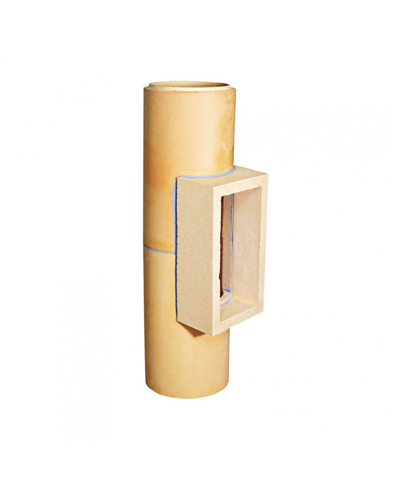 Šamotová rúra s čistiacim otvorom priemer Φ140 mm P-D Refractories CZ