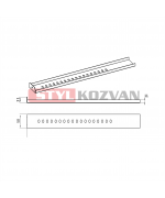 Podpera na koleno s podstavou nerez kondenz