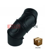 Koleno UNI ø120 mm - dymovod hrúbka 2mm