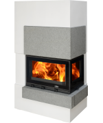 ABX Norfolk syenit ľavý 6,5kW - krbová zostava