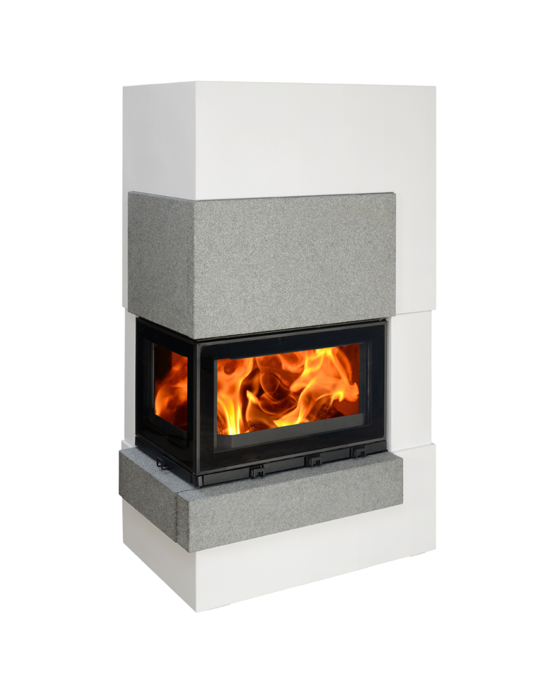 ABX Norfolk syenit pravý 6,5kW - krbová zostava