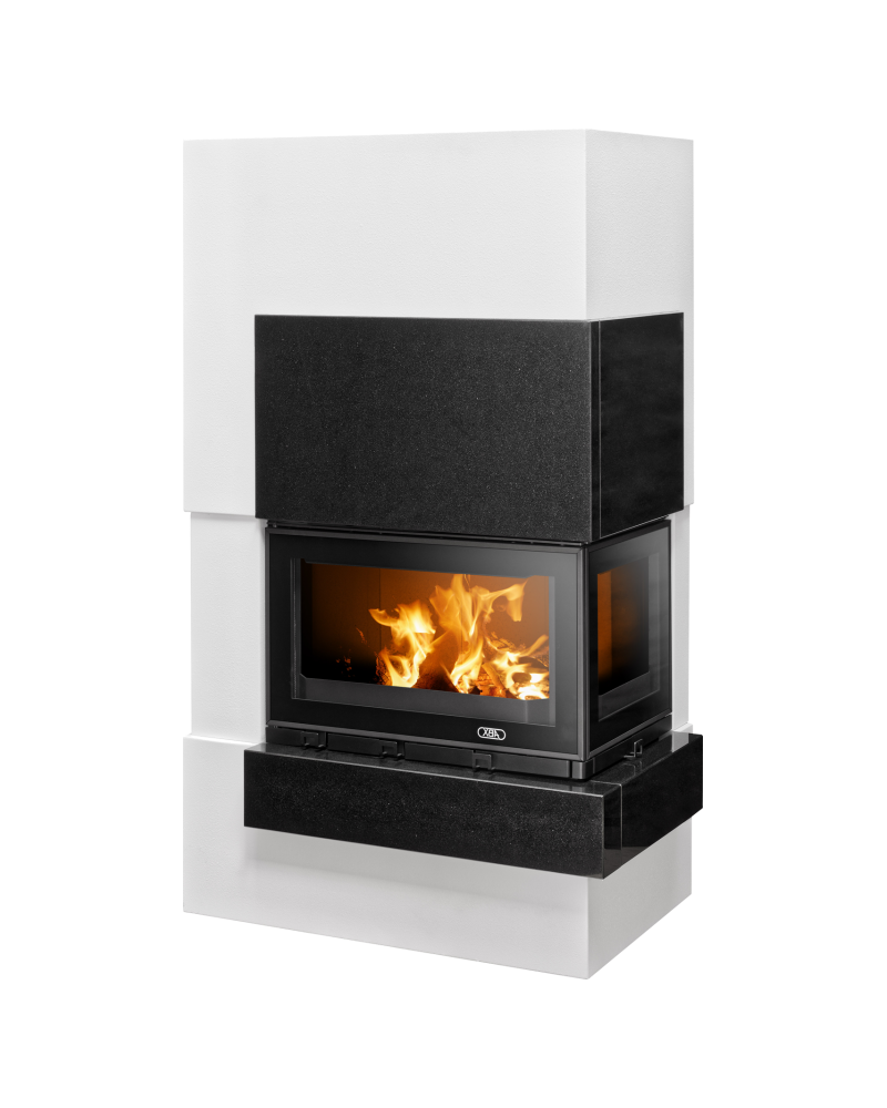 ABX Norfolk syenit ľavý 6,5kW - krbová zostava