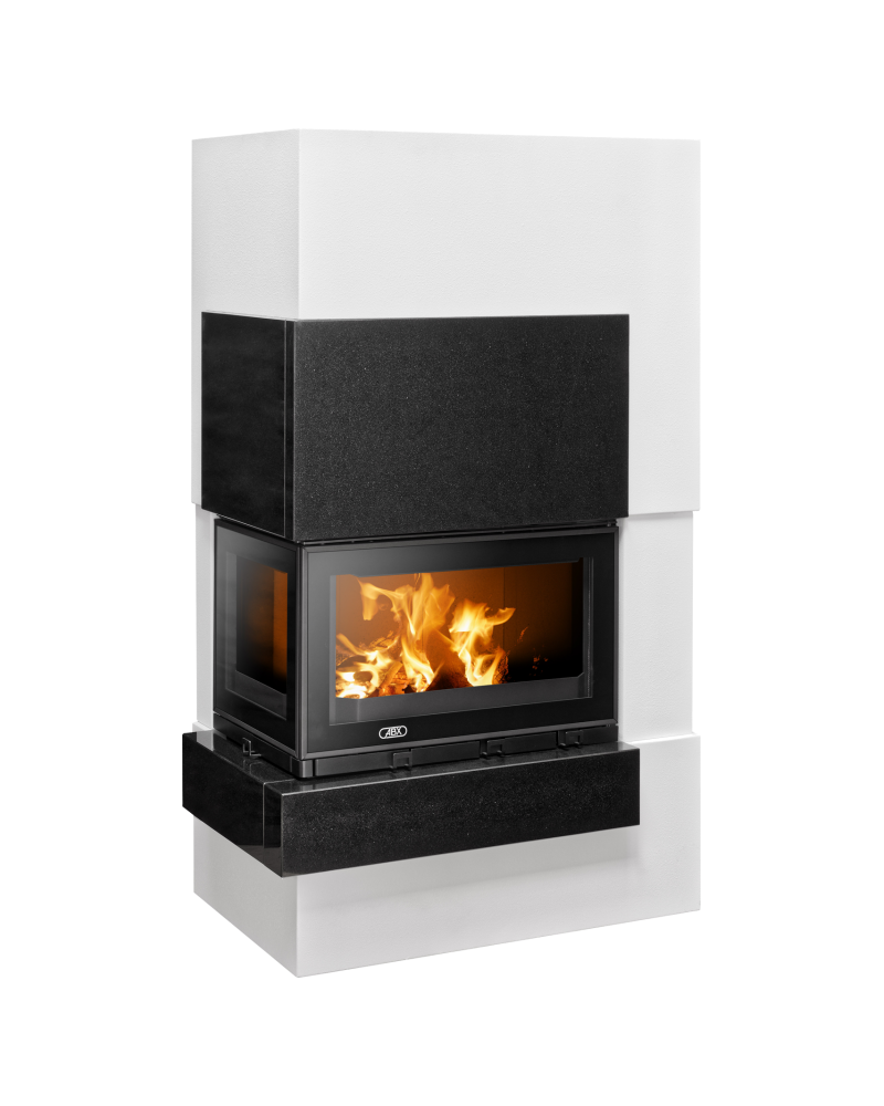 ABX Norfolk žula Shanxi pravý 6,5kW - krbová zostava