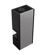 Kratki SIMPLE 8 BS pravé presklenie s obstavbou - designový krb