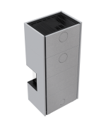 Kratki NBC 7 s obstavbou HOME EASY BOX, biela - designový krb