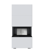 Kratki NBC 7 s obstavbou HOME EASY BOX, biela - designový krb