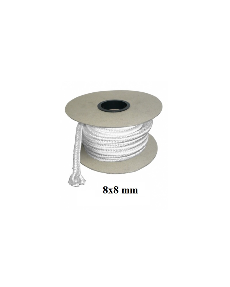 Žiaruvzdorná šnúra hranatá, 8x8 mm