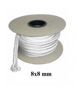 Žiaruvzdorná šnúra hranatá, 8x8 mm