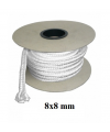 Žiaruvzdorná šnúra hranatá, 8x8 mm