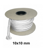 Žiaruvzdorná šnúra hranatá, 10x10 mm