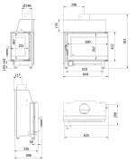 Krbová vložka SIMPLE S BS pravé presklenie