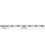 Komínový prechod DN150/DC160