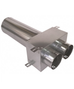 Distribučný box s 2 vývodmi 2x63 mm/125 mm - priamy