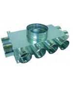 Rozdeľovací box s 6 vývodmi 6×75 mm/160 mm