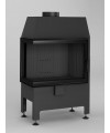 HEATRO 55L BLACK - rohová krbová vložka