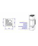 ROMOTOP ESQUINA 3G plech - akumulačné krbové kachle
