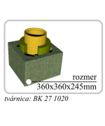 CJ Blok Komín výška 4,98m/uhol 90°/priemer Ø200mm - Komínový systém SKC-CM UNIWERSAL