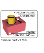 Ø160mm Komínový systém ENERGO KERAMIC CJ BLOK s vetracou šachtou