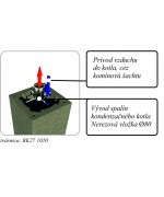 Ø200mm/Ø200mm Keramický komínový systém ENERGO KERAMIC CJ Blok