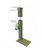 Ø200mm/Ø200mm Keramický komínový systém ENERGO KERAMIC CJ Blok