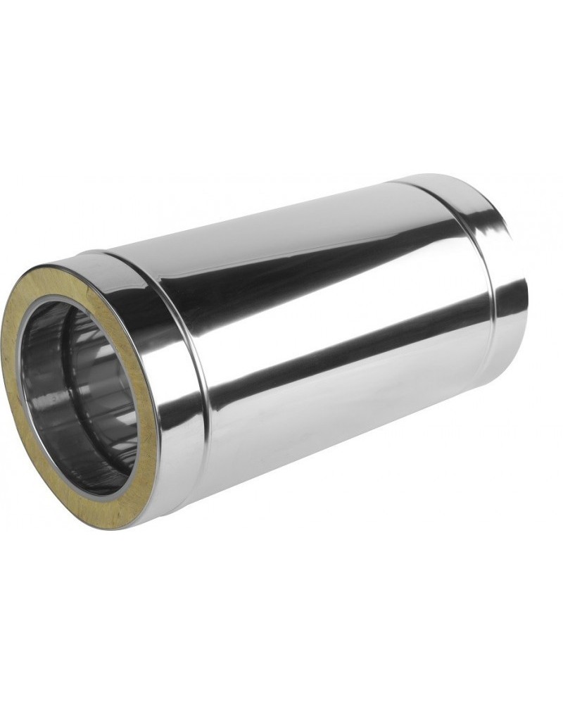 Rúra rovná ø120 mm nerez - 500 mm