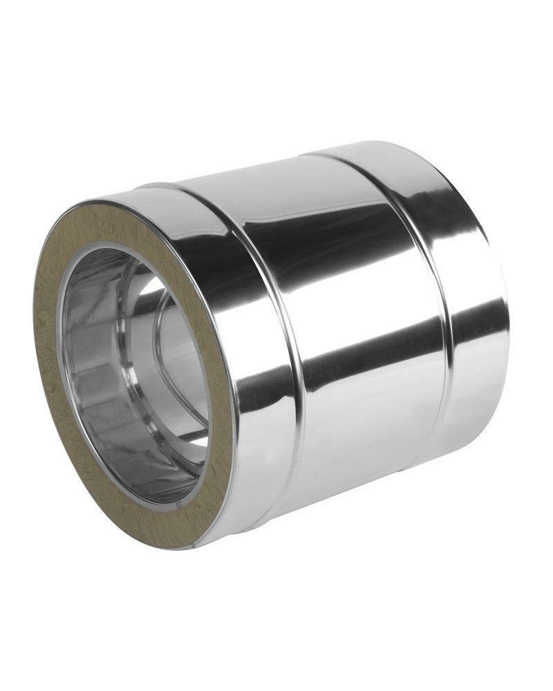 Rúra rovná ø120 mm nerez - 250 mm