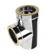 Sopúch ø130 mm nerez - 87°