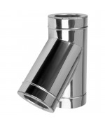 Sopúch ø180 mm nerez - 45°