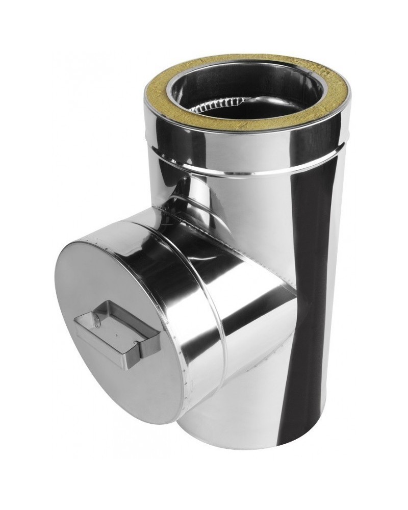 Dvierkový diel okrúhly ø130 mm nerez