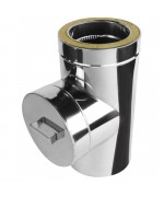 Dvierkový diel okrúhly ø130 mm nerez