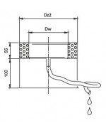 Kondenzačná ímka bočná ø180 mm nerez