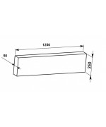 Akumulačná platňa SILATERM RELAX 3G 1000x250x50