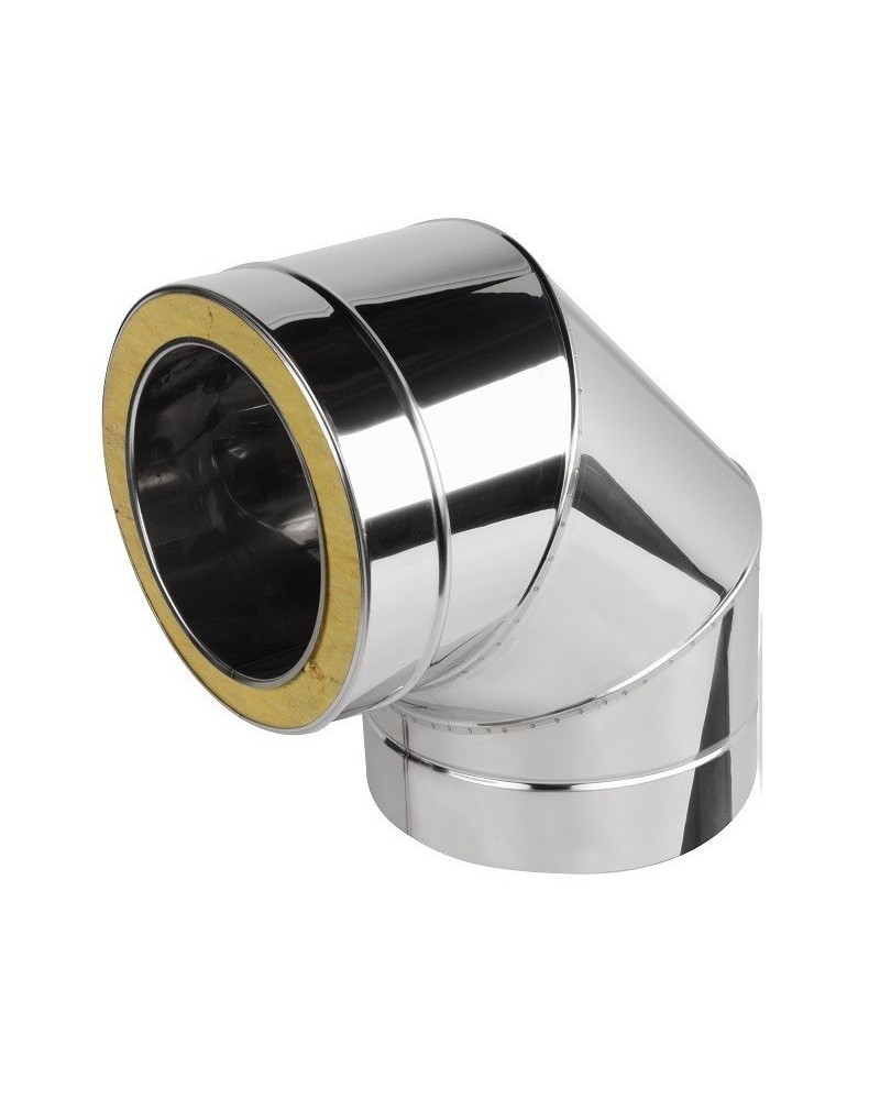 Koleno ø180 mm nerez - 90°